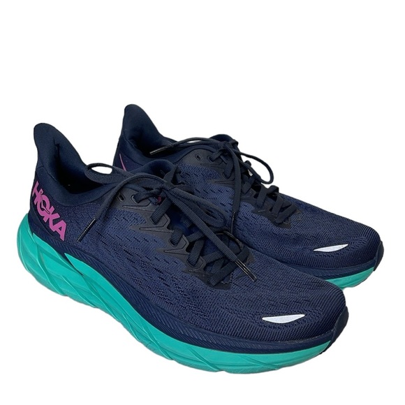 Hoka Shoes - Hoka sneakers CLIFTON 8B WIDE navy blue women almost new